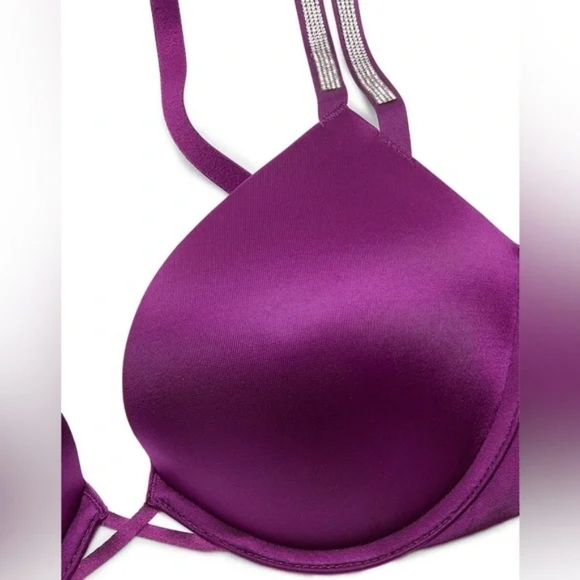 Victoria's Secret Double Shine Strap Bombshell & Brazilian Lingerie Set - 32D/Sm - Picture 3 of 15